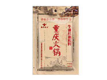 重慶陸派火鍋底料-重慶火鍋底料廠(chǎng)家批發(fā)-香辣型火鍋底料500G家用裝
